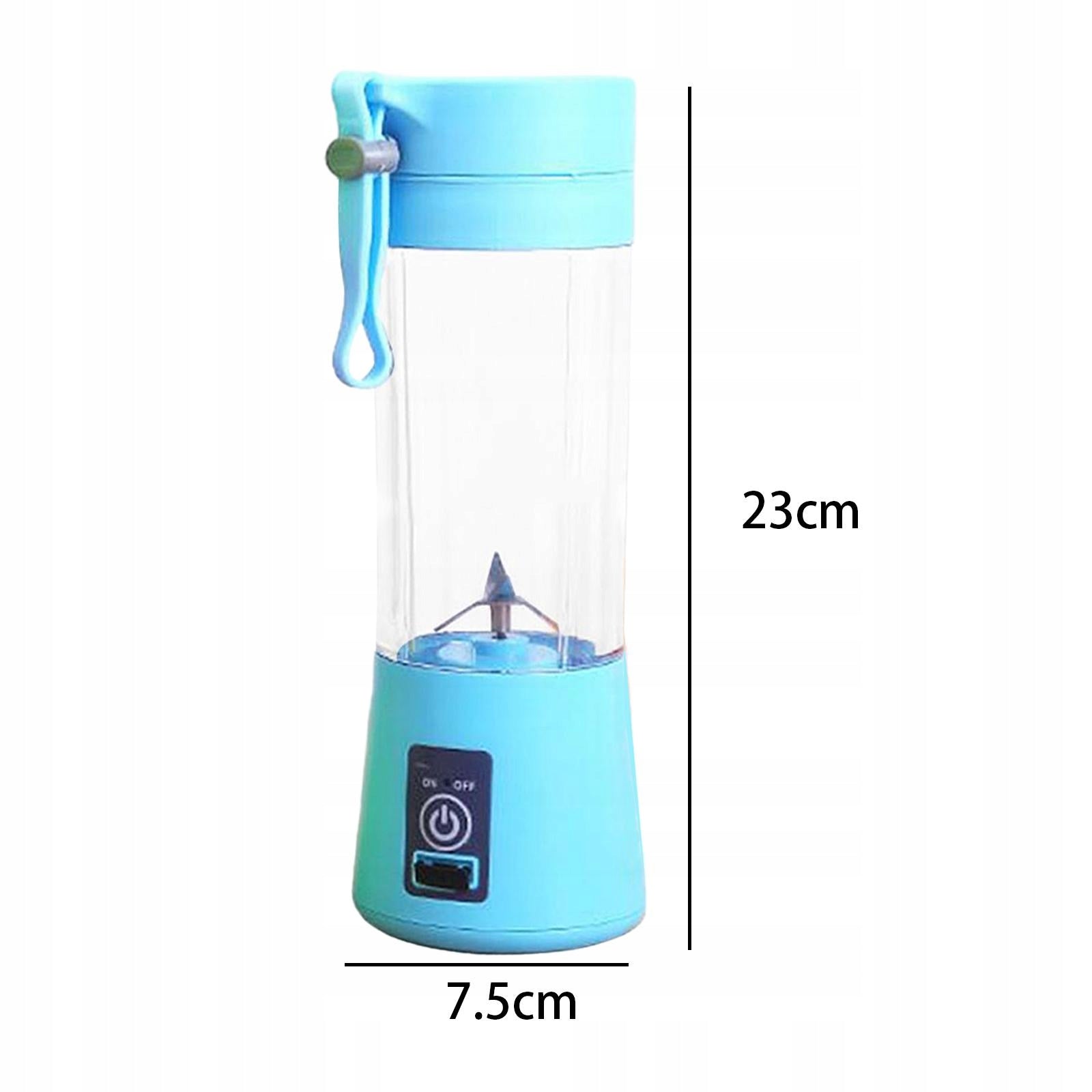 Portable Blender Rechargeable Smoothies Shakes Mixer Fruit Machine Blue Brand no brand