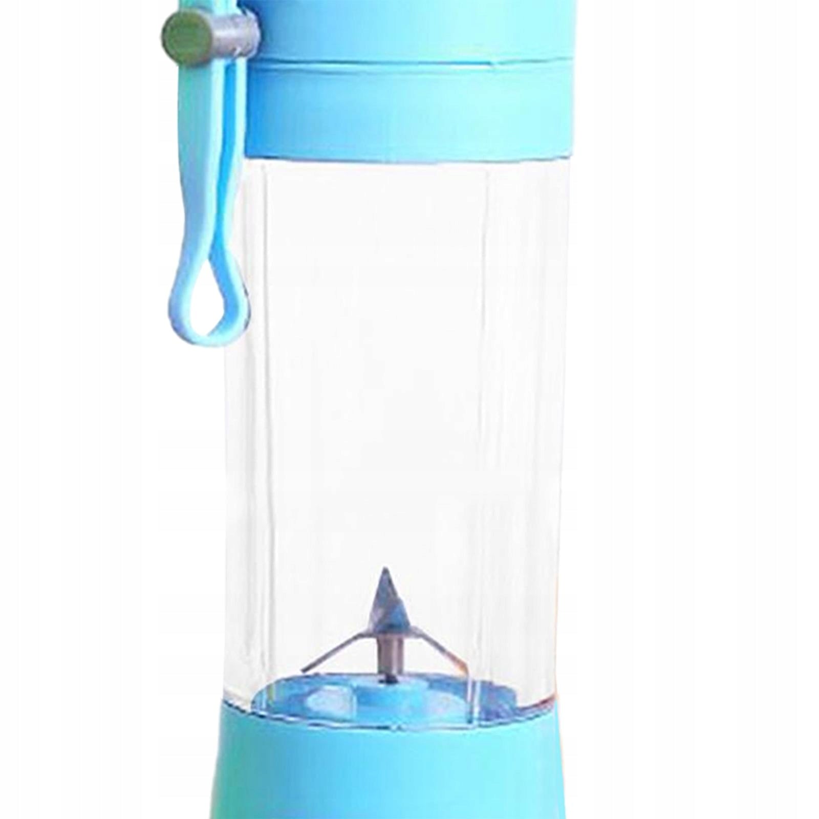 Portable Blender Rechargeable Smoothies Shakes Mixer Fruit Machine Blue Packaging status original