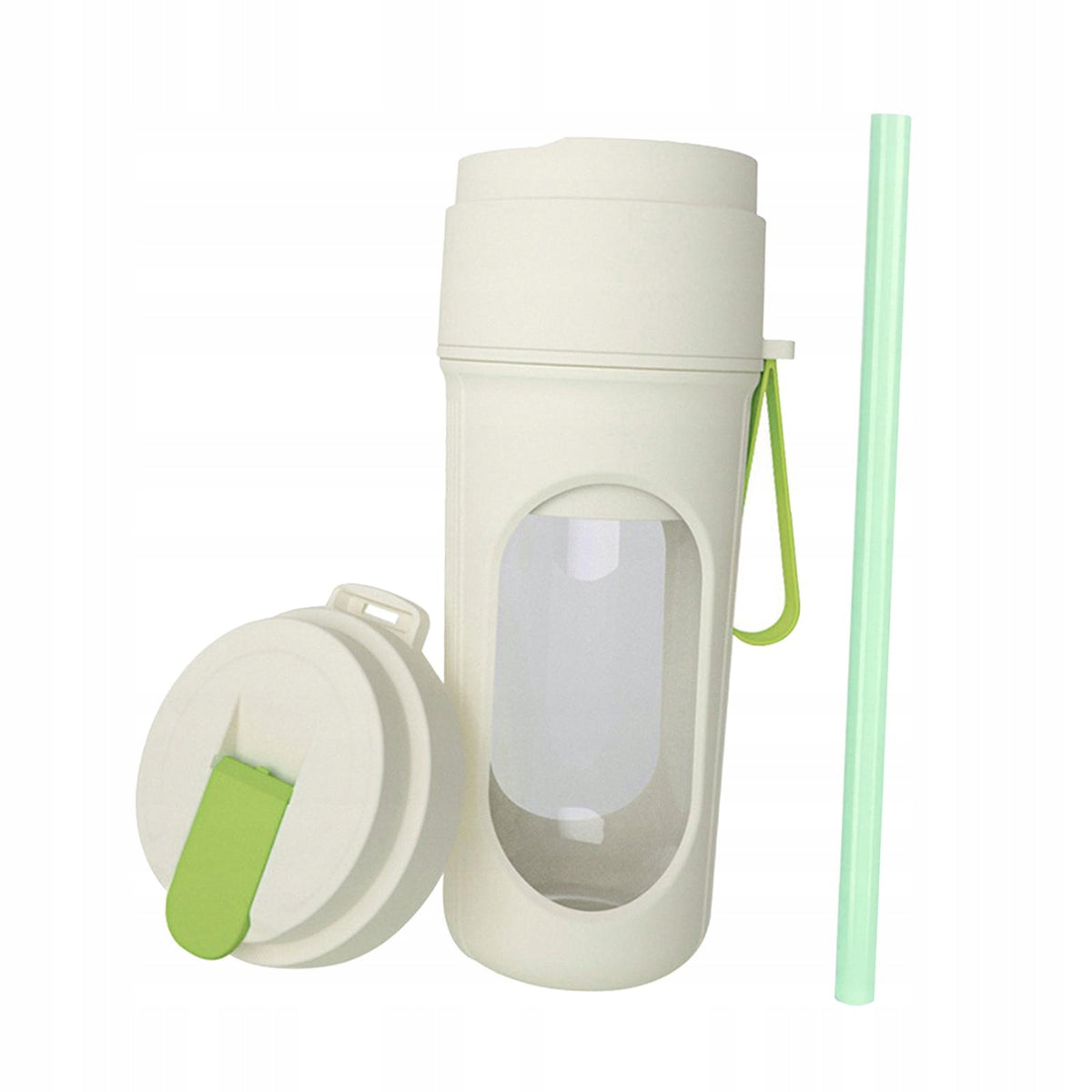 Portable Blender Small Smoothie SHAKING Maker 450ml Convenient Green Packaging status original