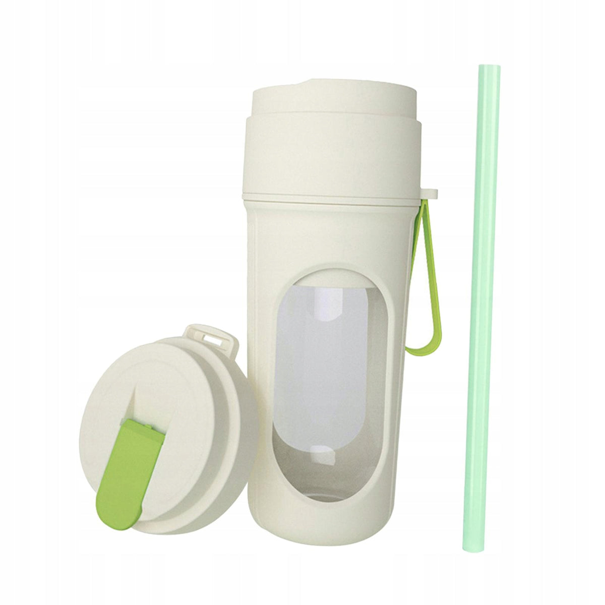 Portable Blender Small Smoothie SHAKING Maker 450ml Convenient Green