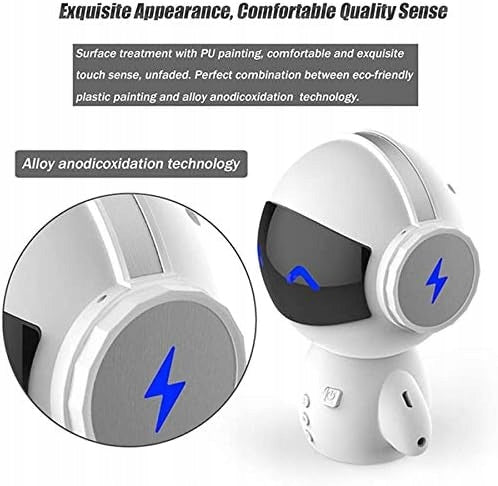 Portable Bluetooth Robot Wireless Speakers Stereo Music Palyer Brand no brand