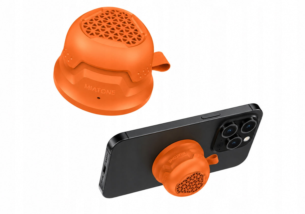 Portable Bluetooth Snapbeat Speaker 5W 12h Magnetic Carabiner Brand no brand