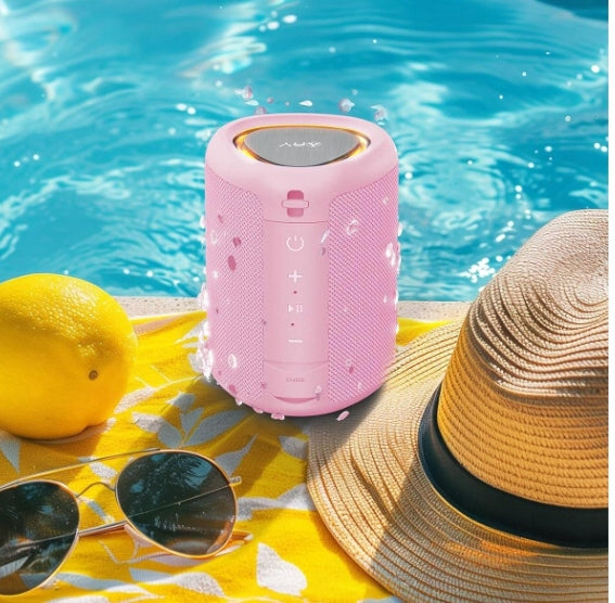 Portable Bluetooth Speaker AY-SPKA46 with LED Backlight – Pink Manufacturer code 7533