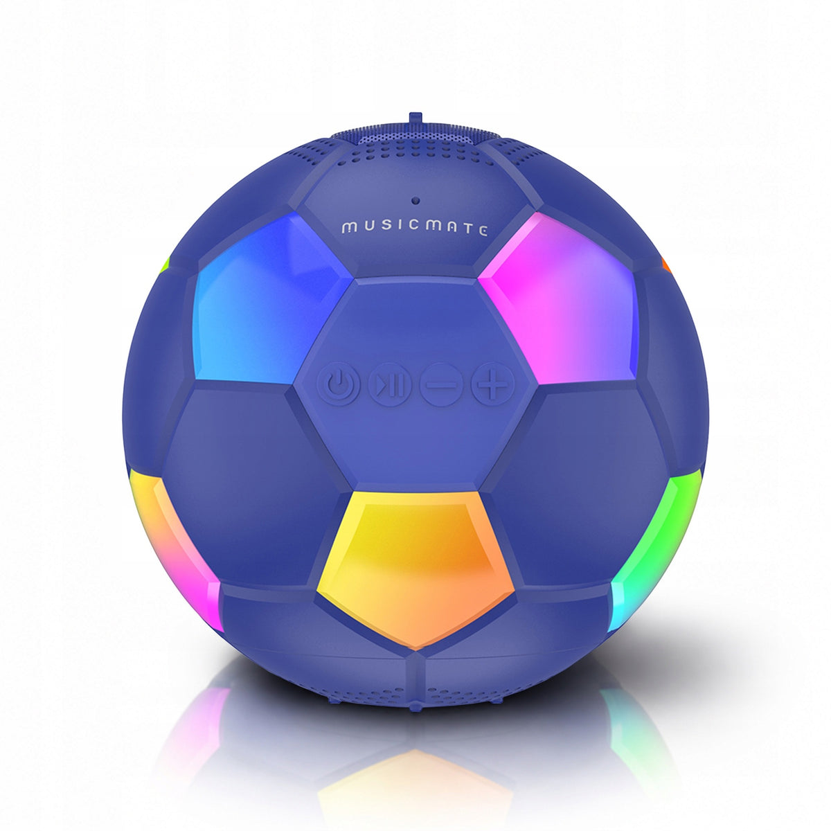 Portable Bluetooth Speaker Ball Gift for Footballer MusicMate MM-SB40-N