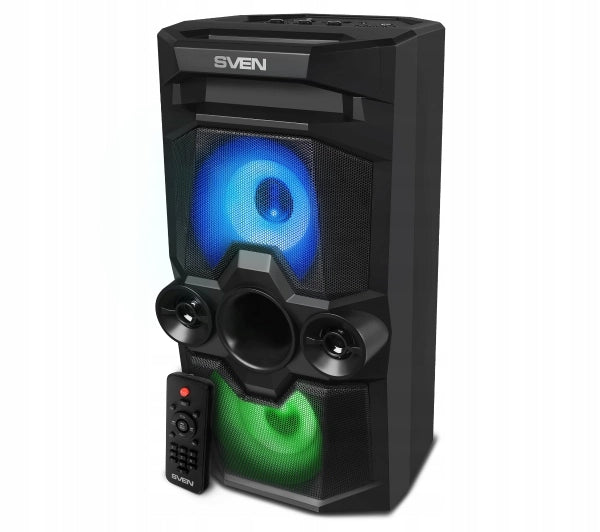 Portable Bluetooth Speaker Sven PS-655 50W FM Radio Remote Control Black Model other