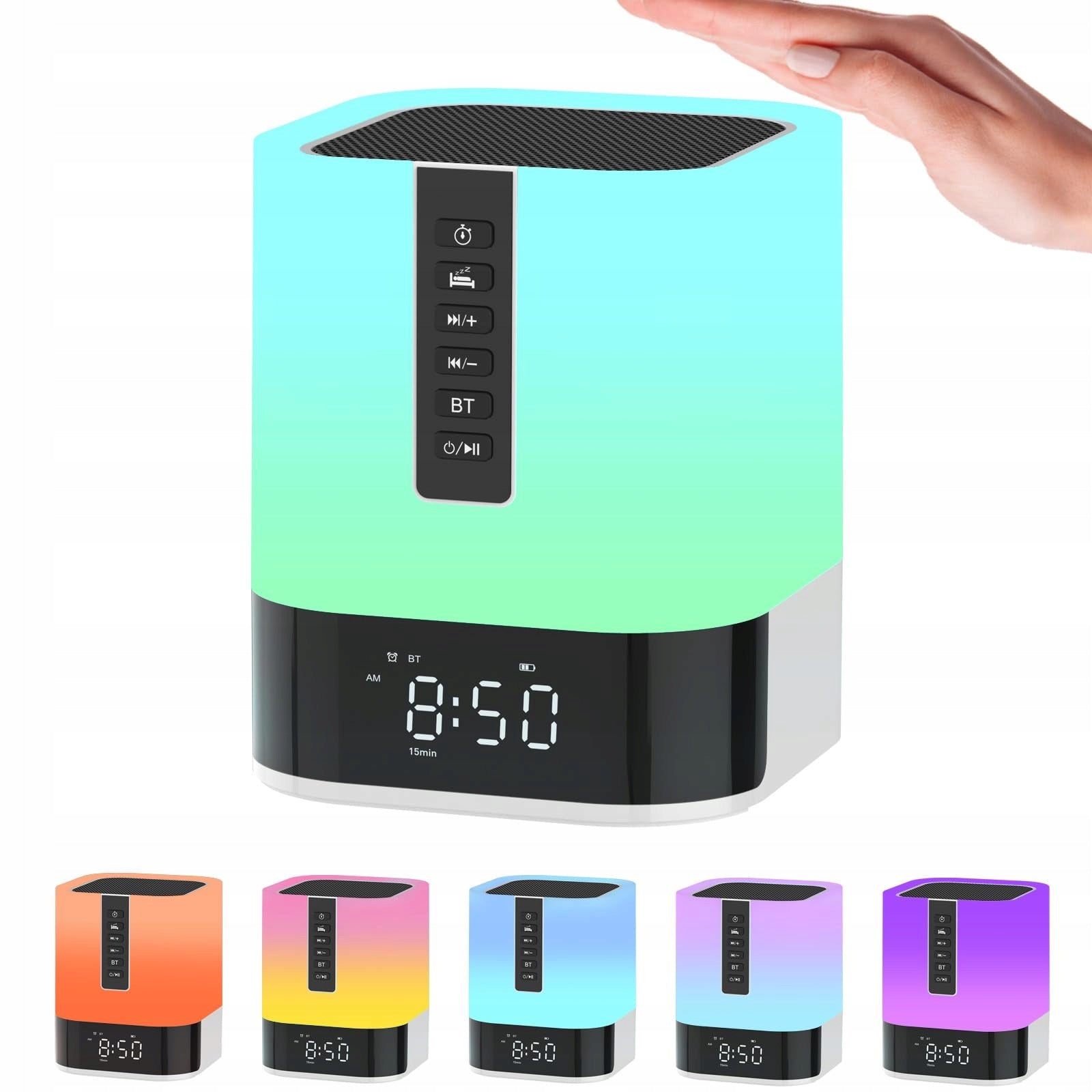 Portable Bluetooth Speaker with RGB Light Color Changing R26 Light