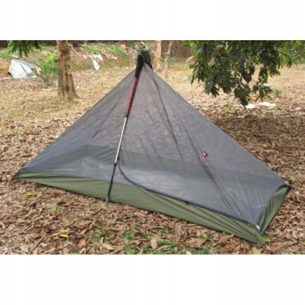 Portable Camping Pyramid Tent, Ultralight Mesh Tent Outdoor Length 0.33 m