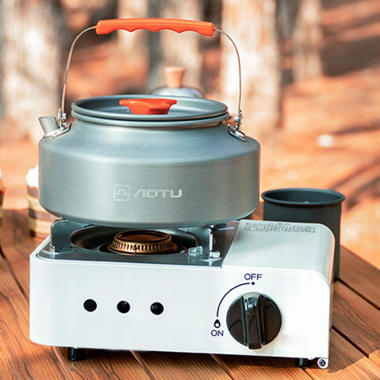 Portable Camping Water Kettle Outdoor Coffee Tea Pot Hiking Picnic 1.6L Brand no brand