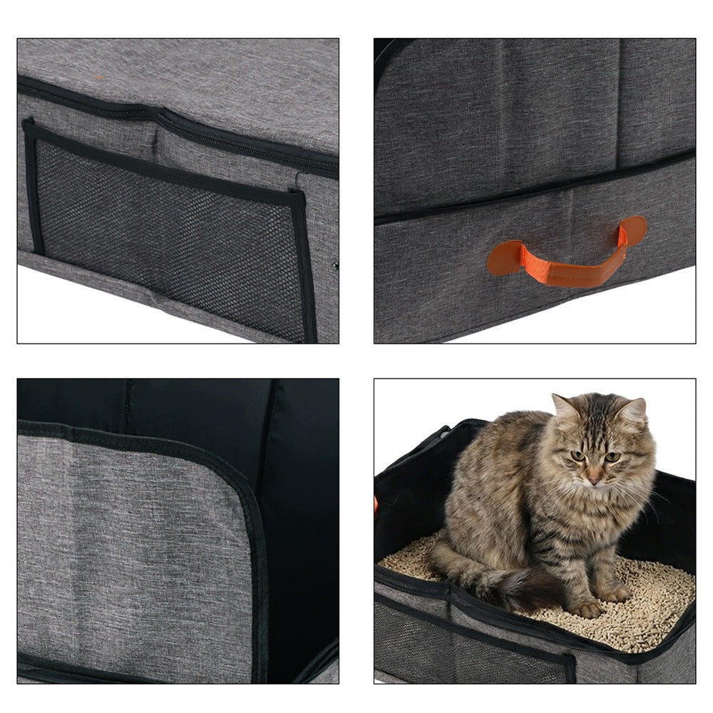 Portable Cat Cuvette with Sprinkle Protection 50cm Packaging status original