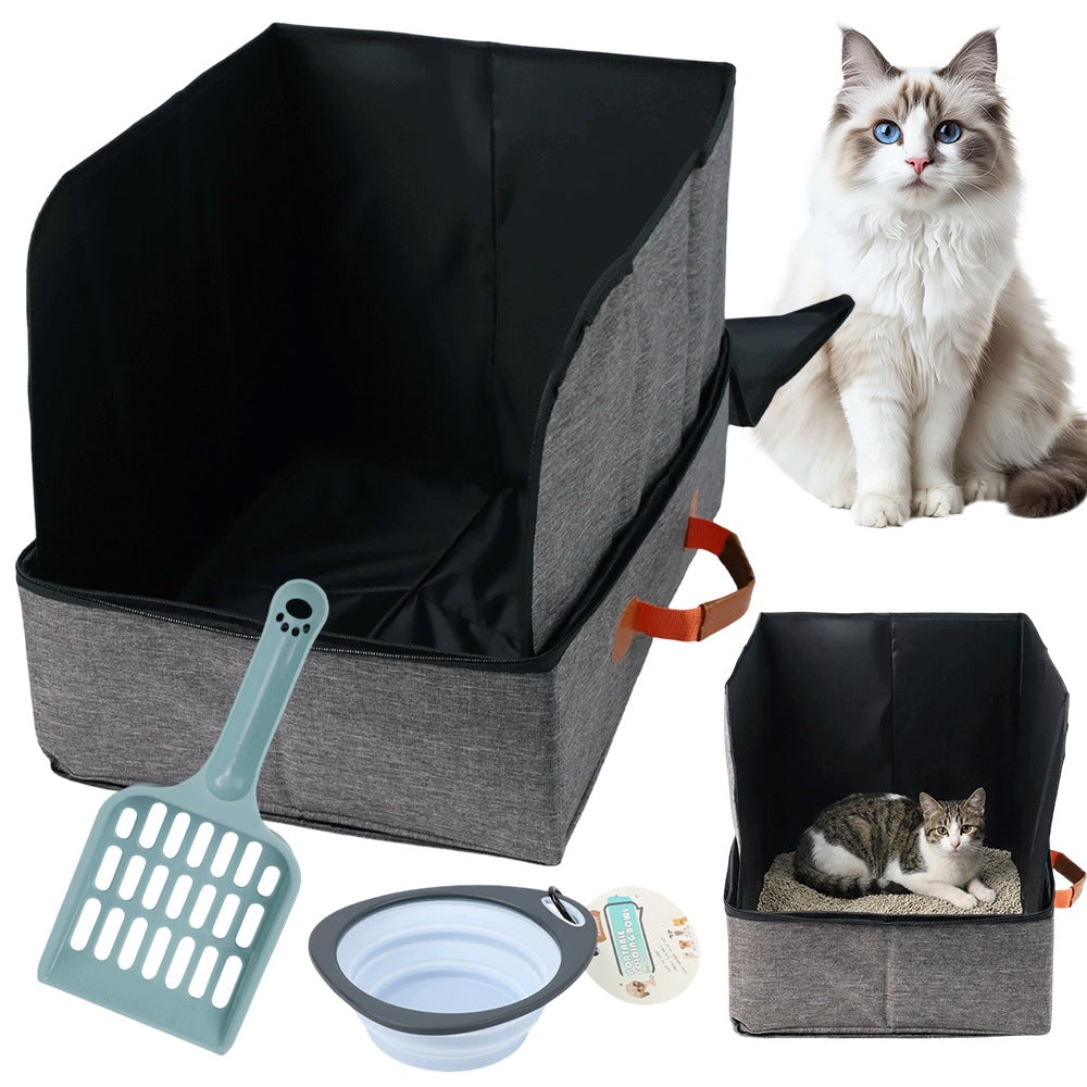 Portable Cat Cuvette with Sprinkle Protection 50cm