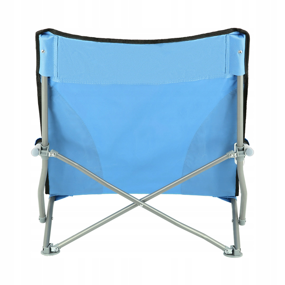Portable Chair with Backrest for Beach Fishing Lightweight 120kg BLUE Color blue