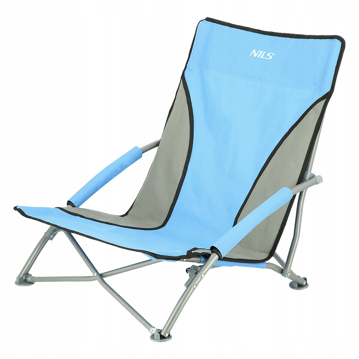 Portable Chair with Backrest for Beach Fishing Lightweight 120kg BLUE Kind chair