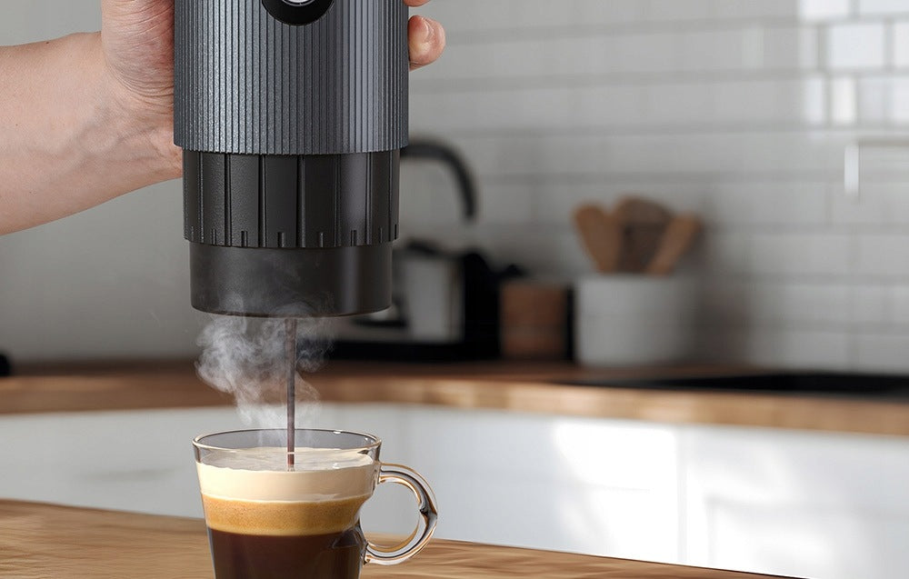 Portable Coffee Maker AMZCHEF For Capsules and Ground Coffee 20 Bar Manufacturer code CE-GC-CP024-BU