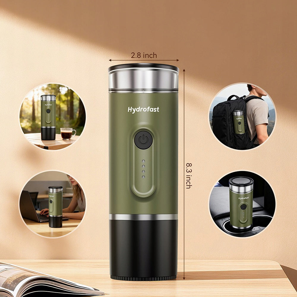 Portable Coffee Maker Hydrofast PO-100 140W 2W1 7800mAh USB-C Packaging status original