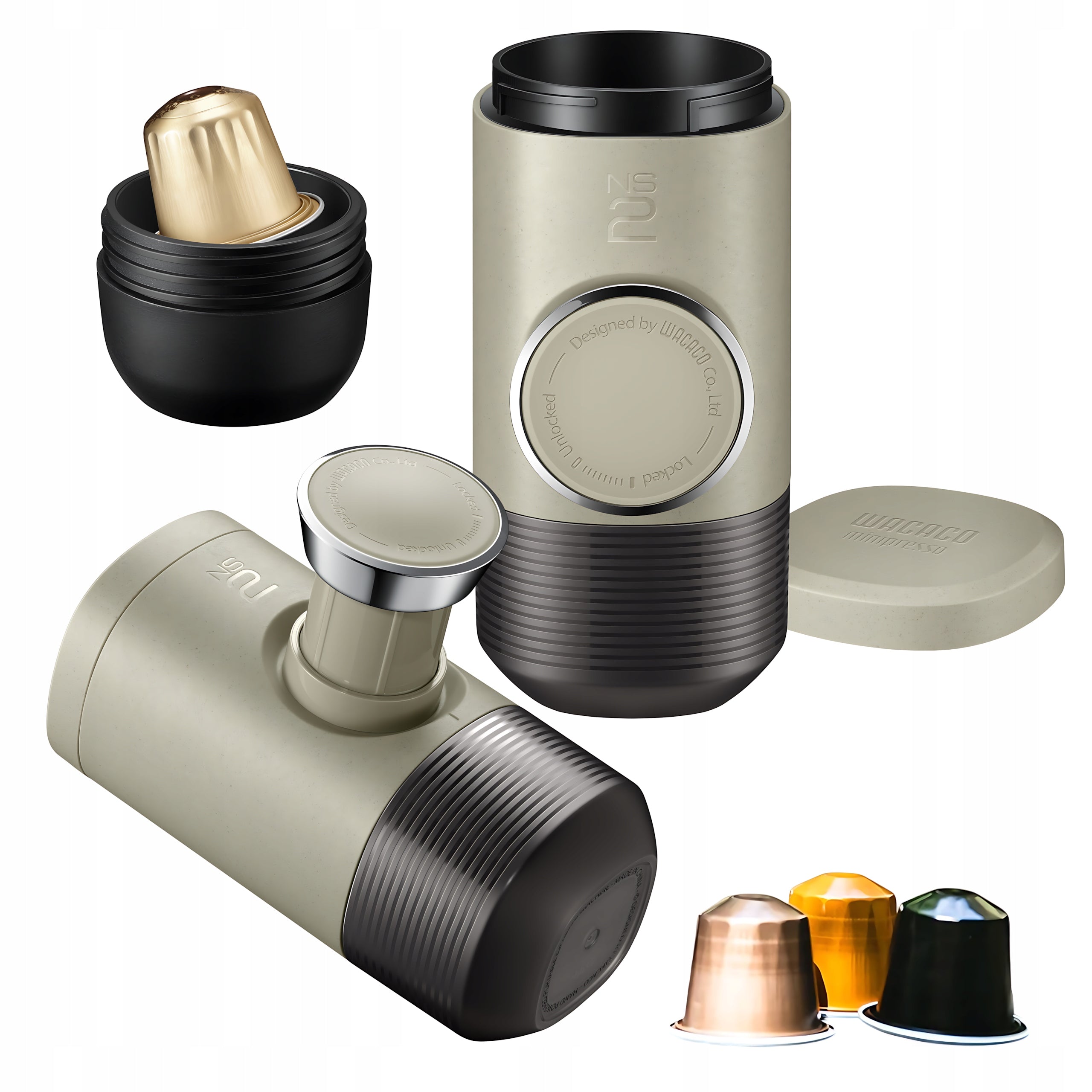Portable Coffee Maker Wacaco Minipresso Ns2 For Wireless Capsules