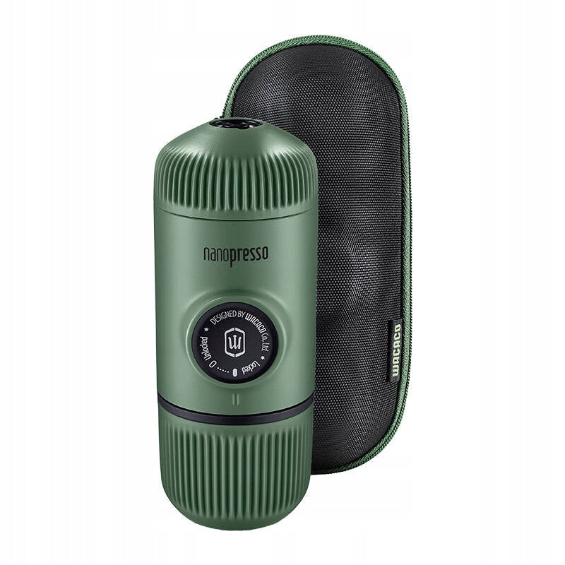 Portable Coffee Maker Wacaco Nanopresso Moss Green + Compact Case Brand Wacaco