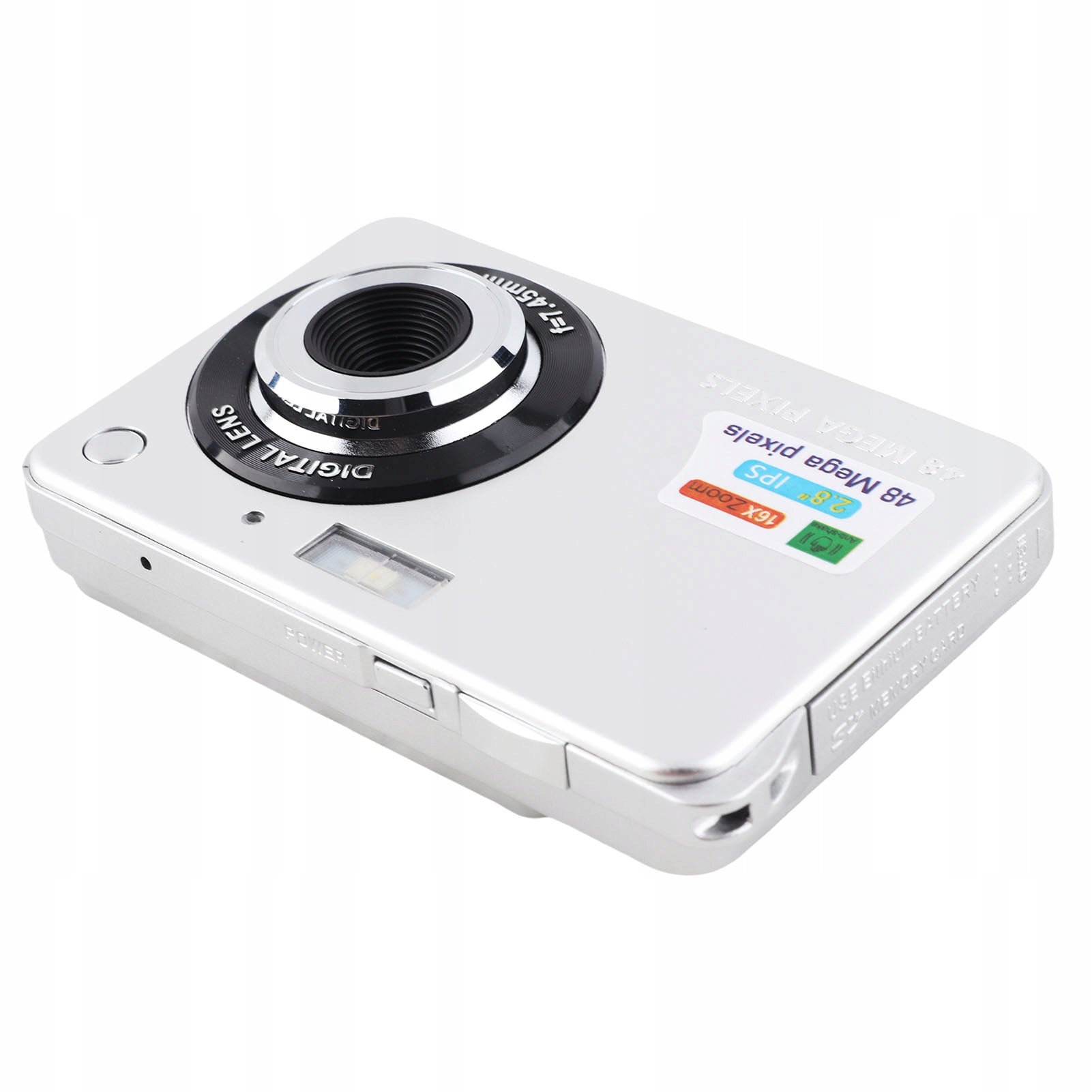 Portable Compact Camera, 48MP 4K Anti Shaking 8x Zoom 2,7 Inch Camera Model 3113VIUX