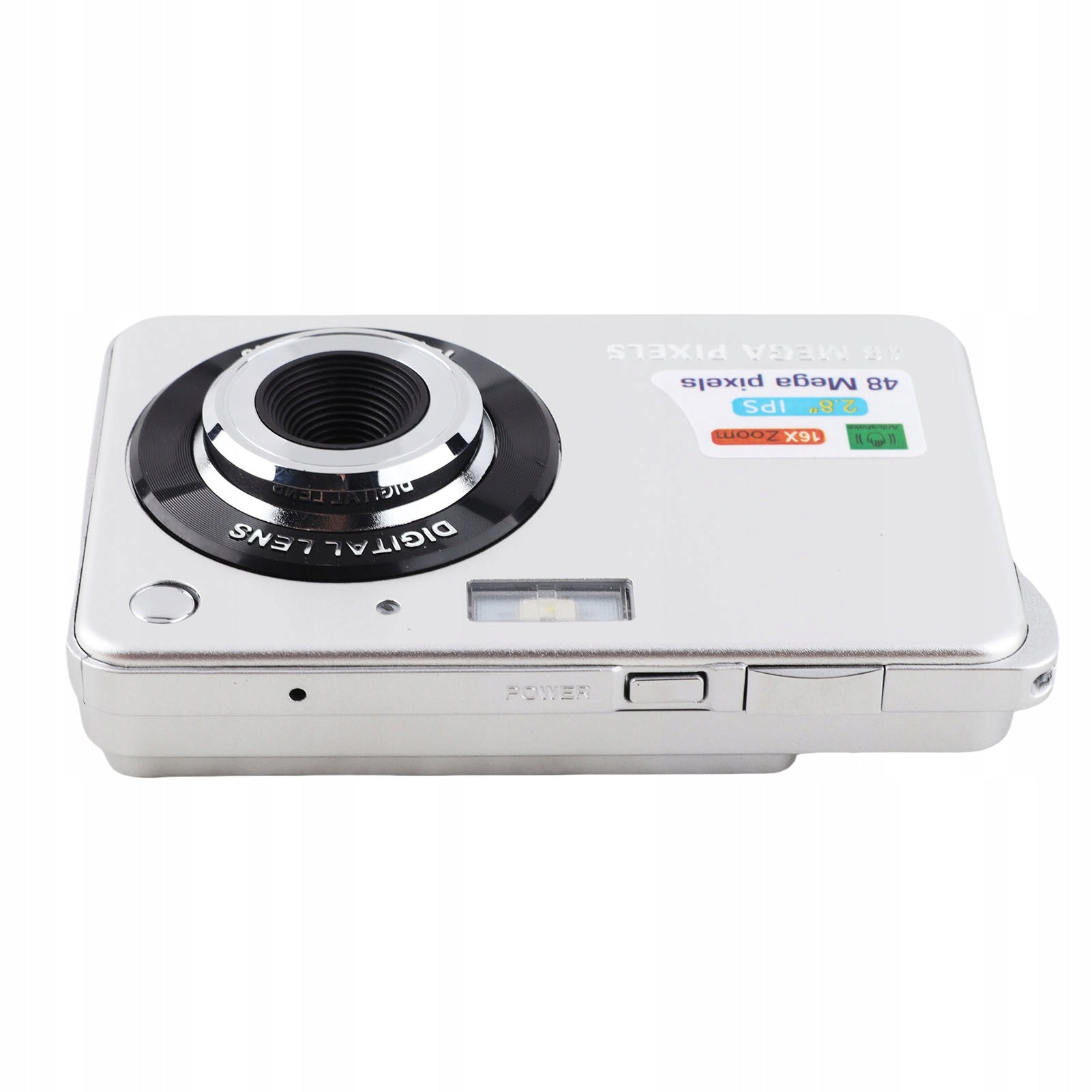 Portable Compact Camera, 48MP 4K Anti Shaking 8x Zoom 2,7 Inch Camera
