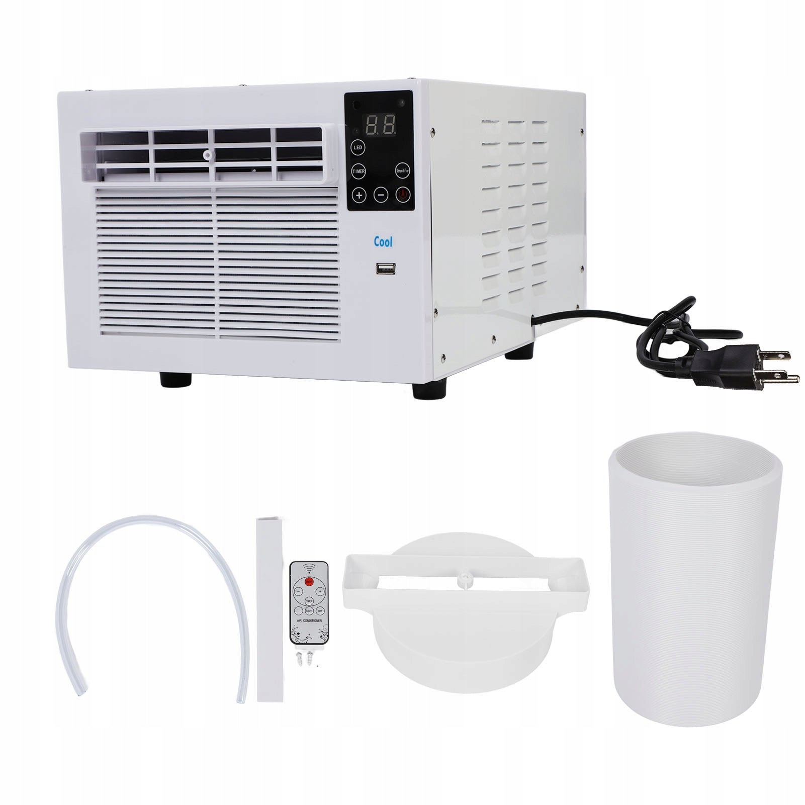 Portable Compressor Air Conditioner, Heating & Cooling, Remote Control, Quiet