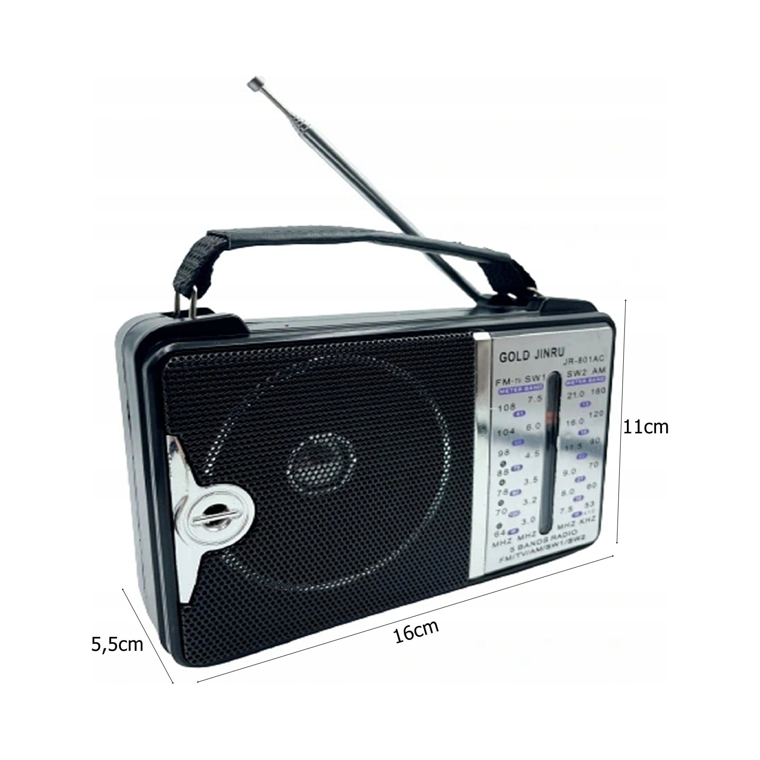 Portable Construction Radio Kitchen Network Battery FM/AM Packaging status original
