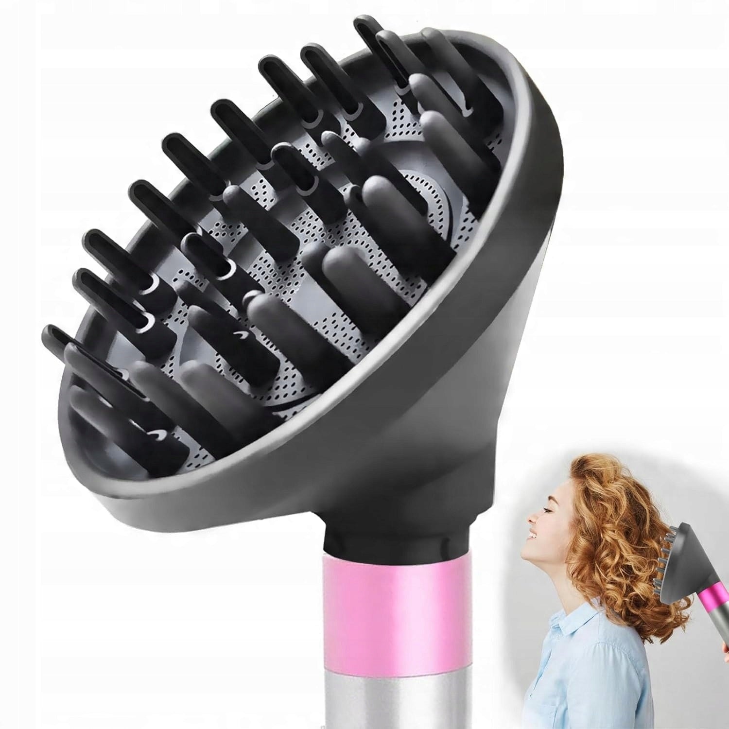 Portable Diffuser Nozzle For Dyson Airwrap Styler Without Fluffing - Performance Medical device no