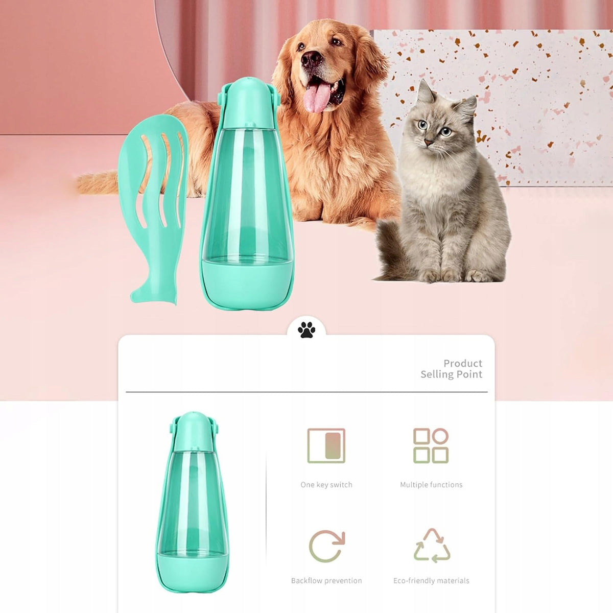 Portable Dog Water Bottle, Portable Water Bottle for Manufacturer code 2LY192794