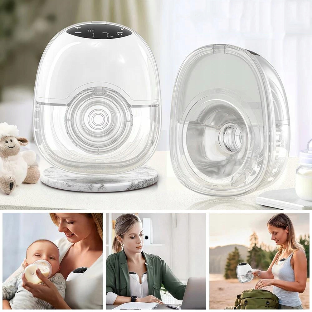 Portable Electric Breast Pump With 4 Modes, Wireless Shell Brand no brand