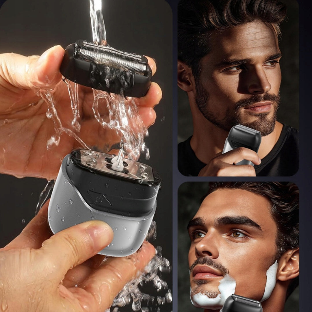 Portable Electric Shaver for Men, Wet/Dry, LED Display, USB-C Charging Manufacturer code sq2