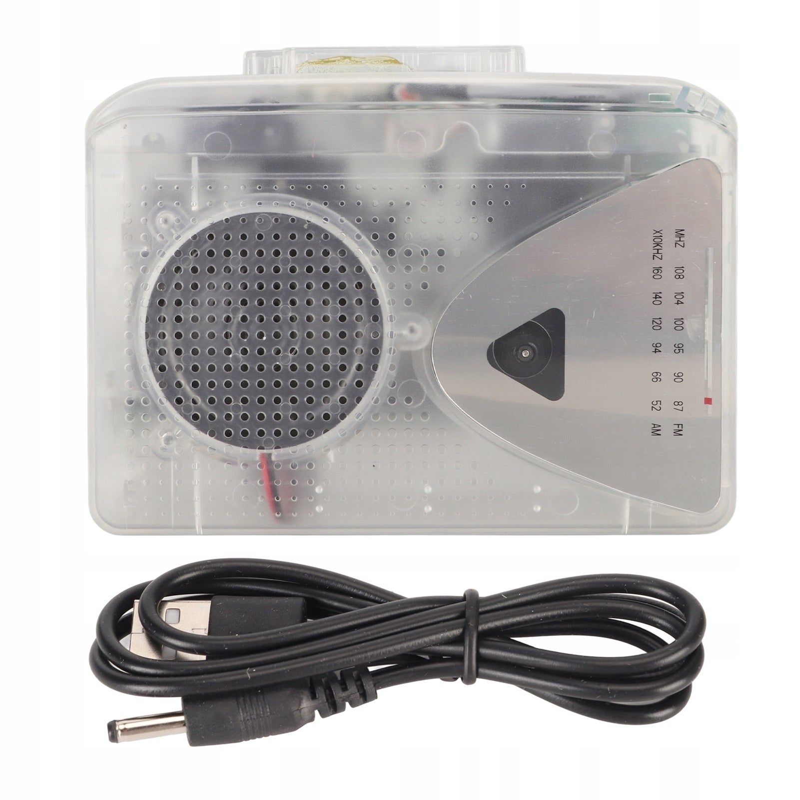 Portable FM AM Cassette Player Stereo Radio Cassette with 4O