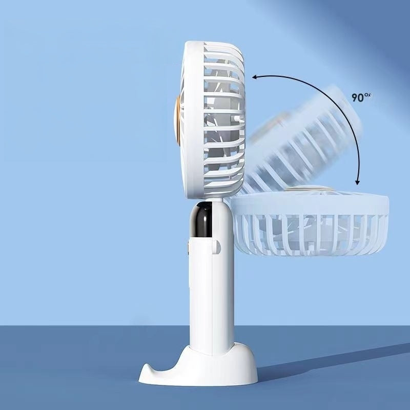 Portable Fan 5 Speed LED 15H Working Folding USB Quiet EAN (GTIN) 5907455122859