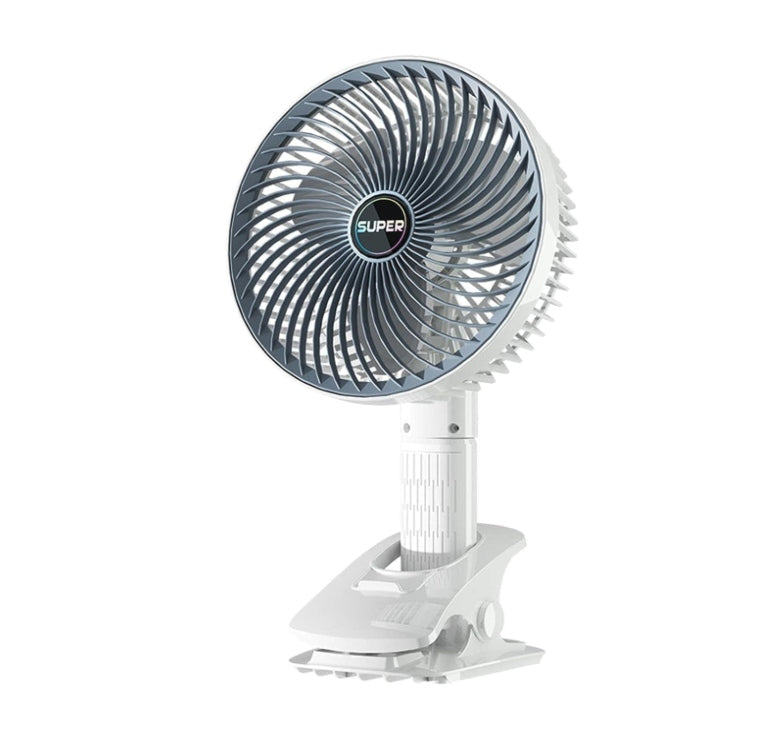 Portable Fan with Clip for Desk people Trolley USB Rechargeable 360° Fan type mini