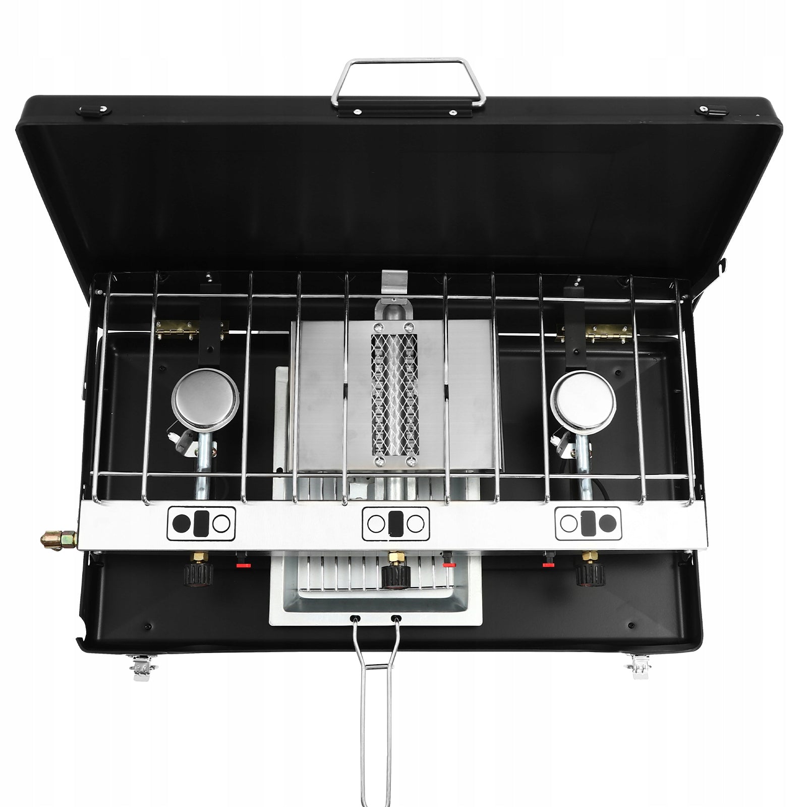 Portable Folding Bbq Grill 3-Burner Gas Camping Stove For Outdoor Manufacturer code 325-4965tghg