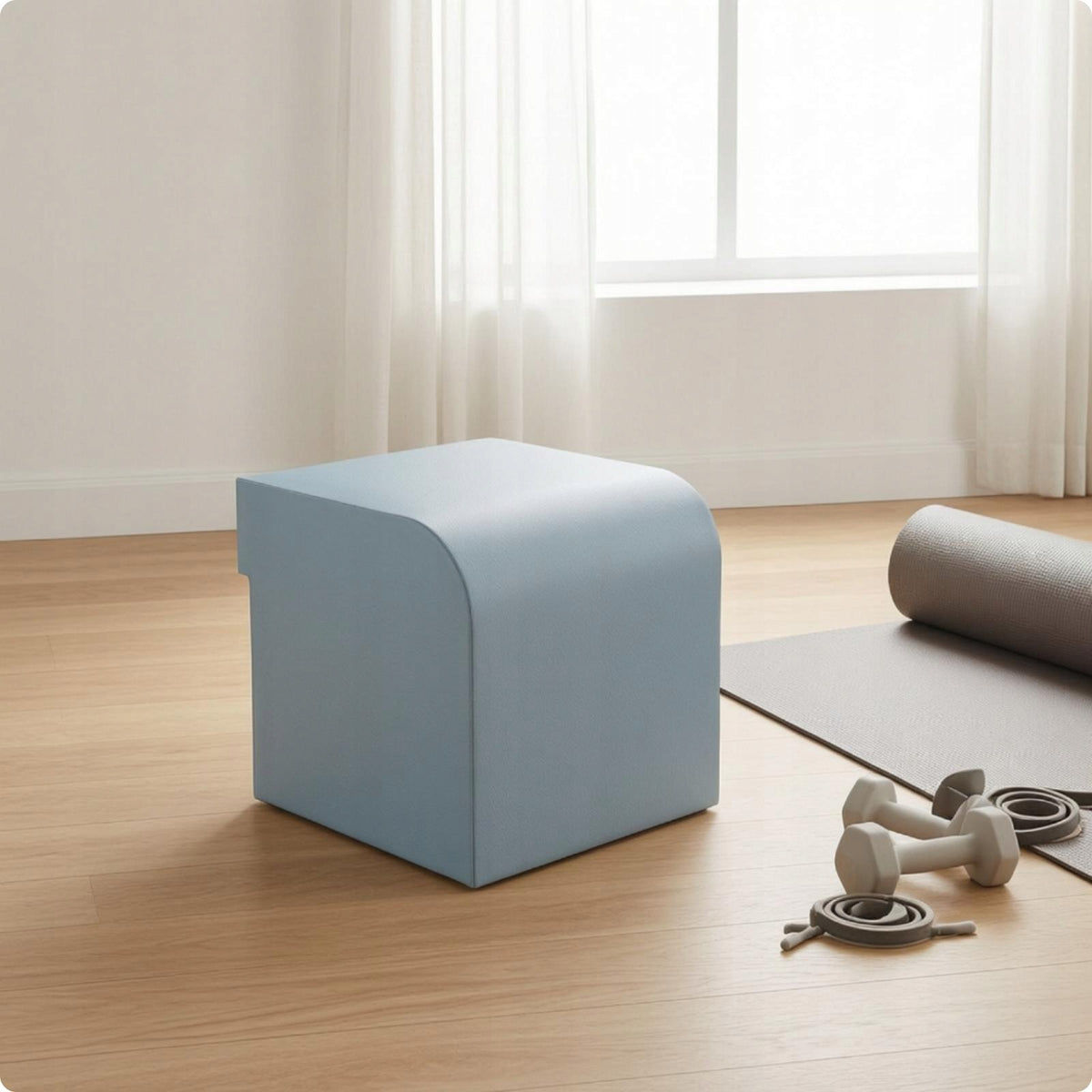 Portable Glute Press Case with Padded Top | Convenient M Hip Thrust Box a