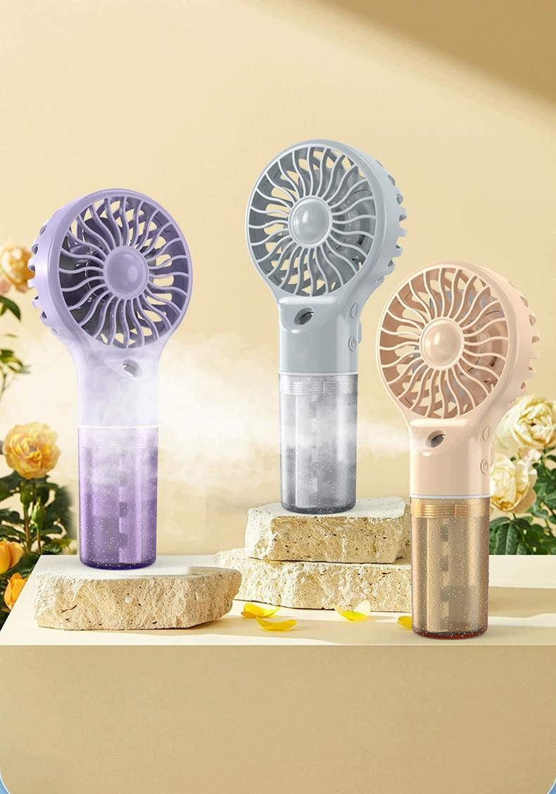 Portable Handheld Fan with Spray Function, 4 Speed Degrees 500mA Manufacturer code 06910846135276