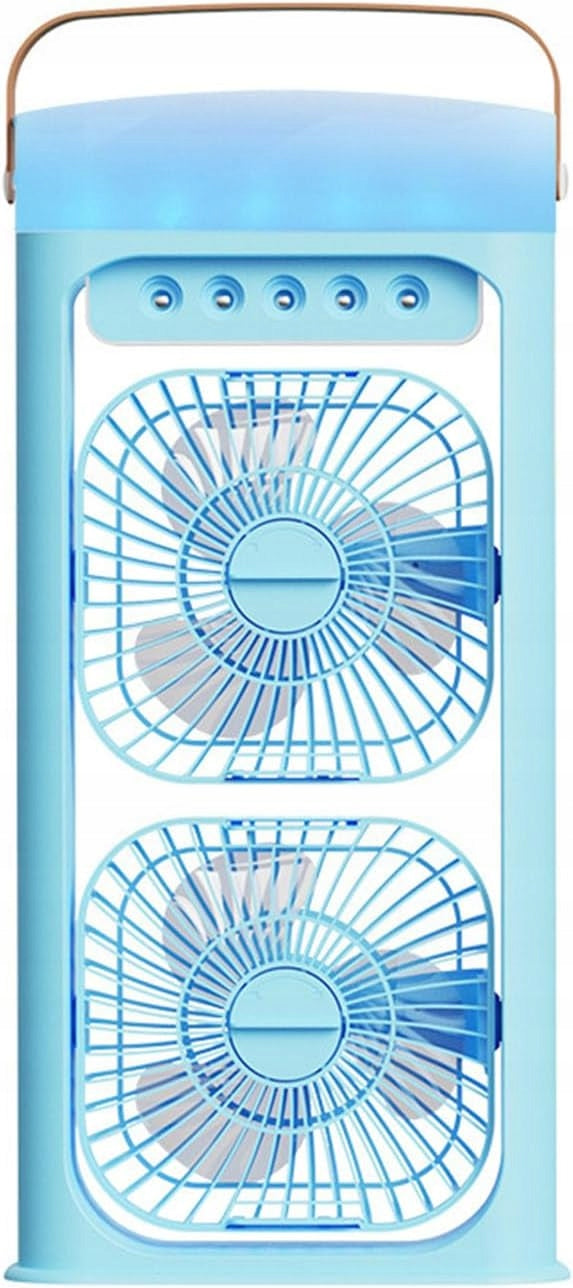 Portable Head Mists Fan with 500ML Water and Night Light for Home Outdoor Range of energy efficiency classes A - G