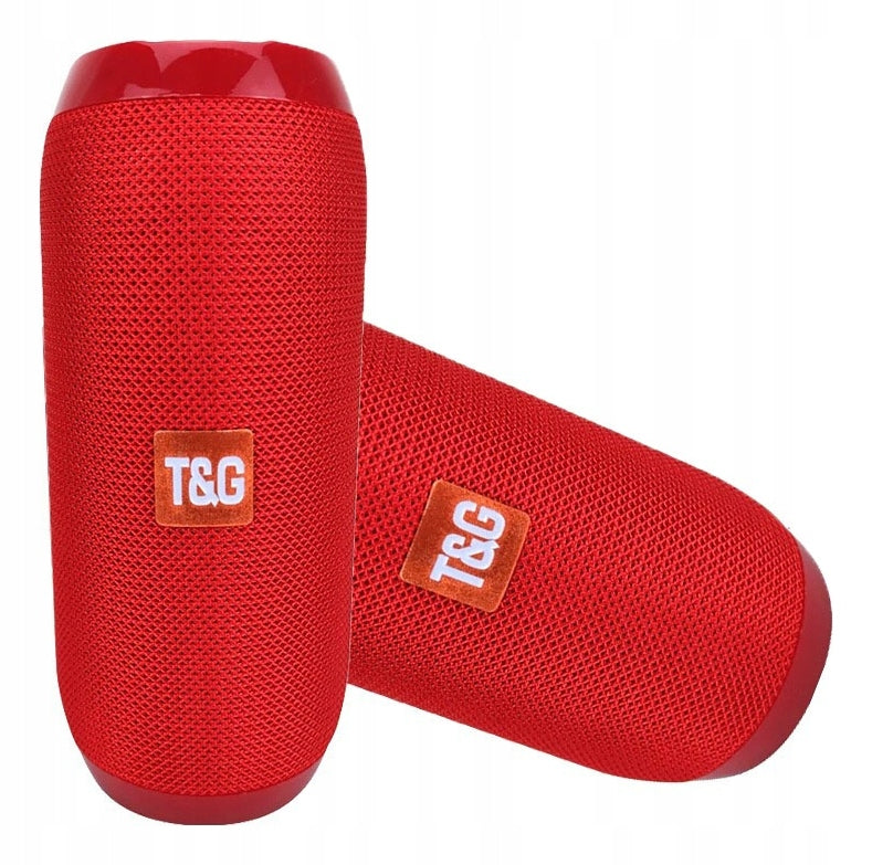 Portable Hifi Wireless Bluetooth Speakers Support FM Radio Aux, Red