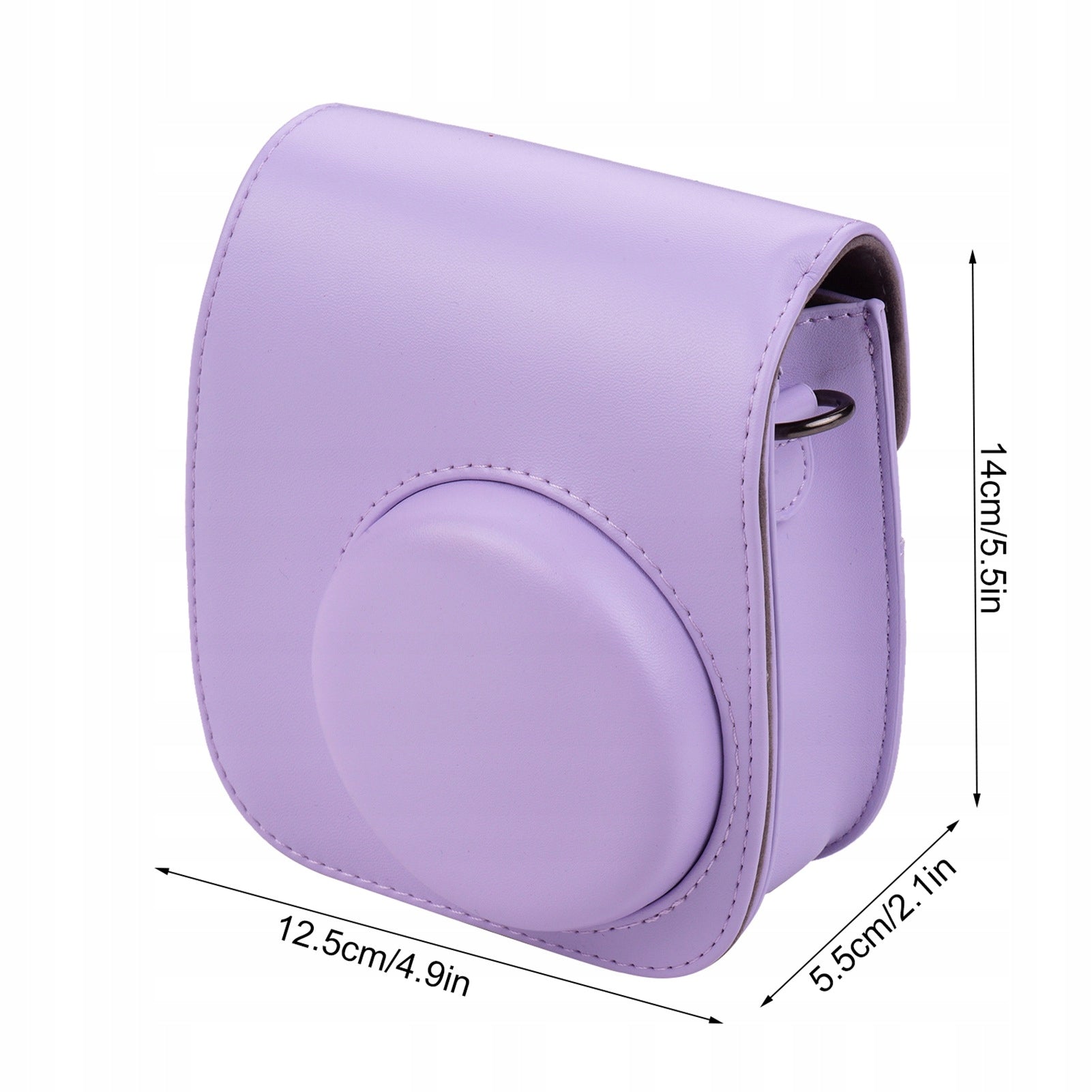 Portable Instance Camera Bag PU Bag Holder with Strap for SF