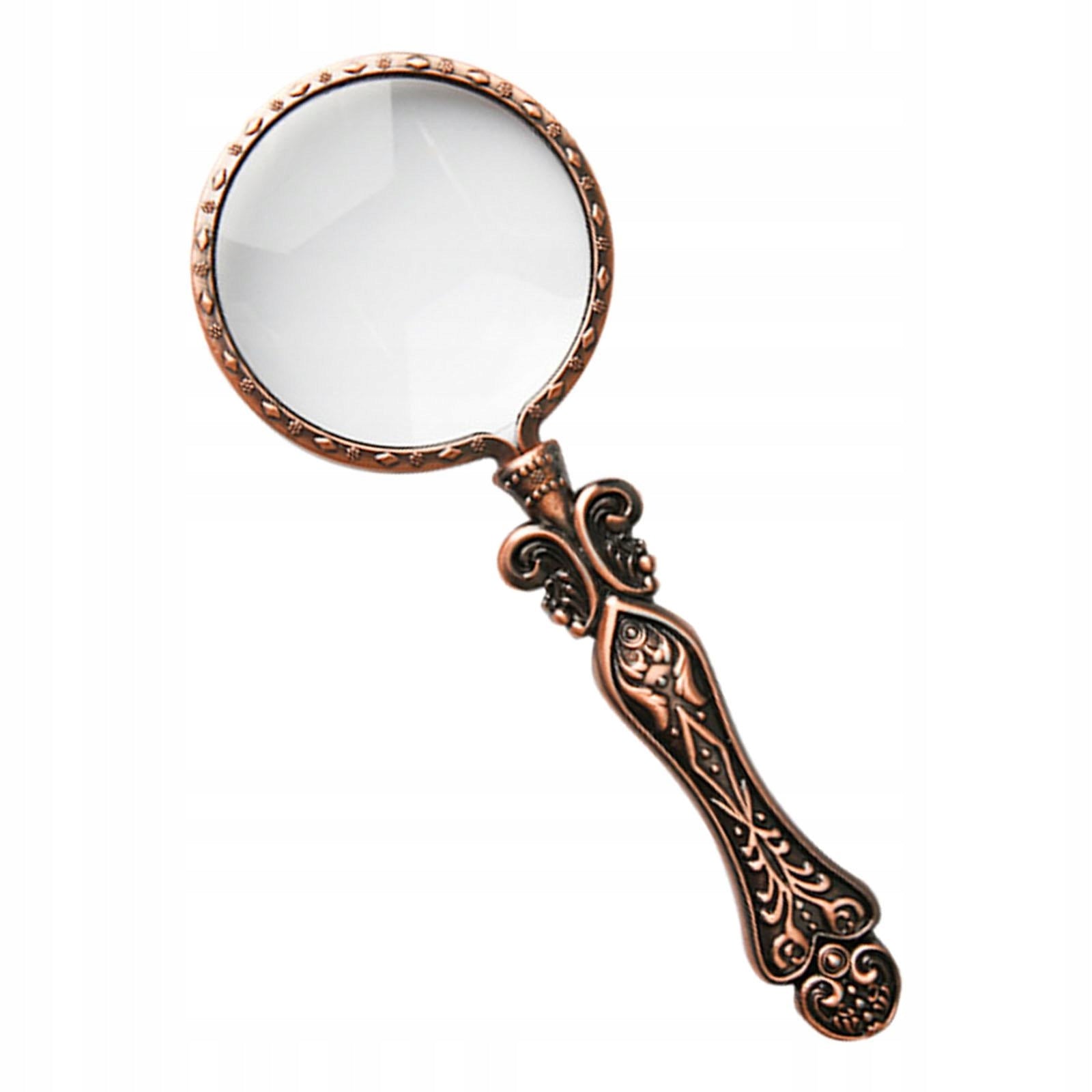 Portable Jewelry Loupe European Style Shatterproof Design with Nonslip Red Dominant color other