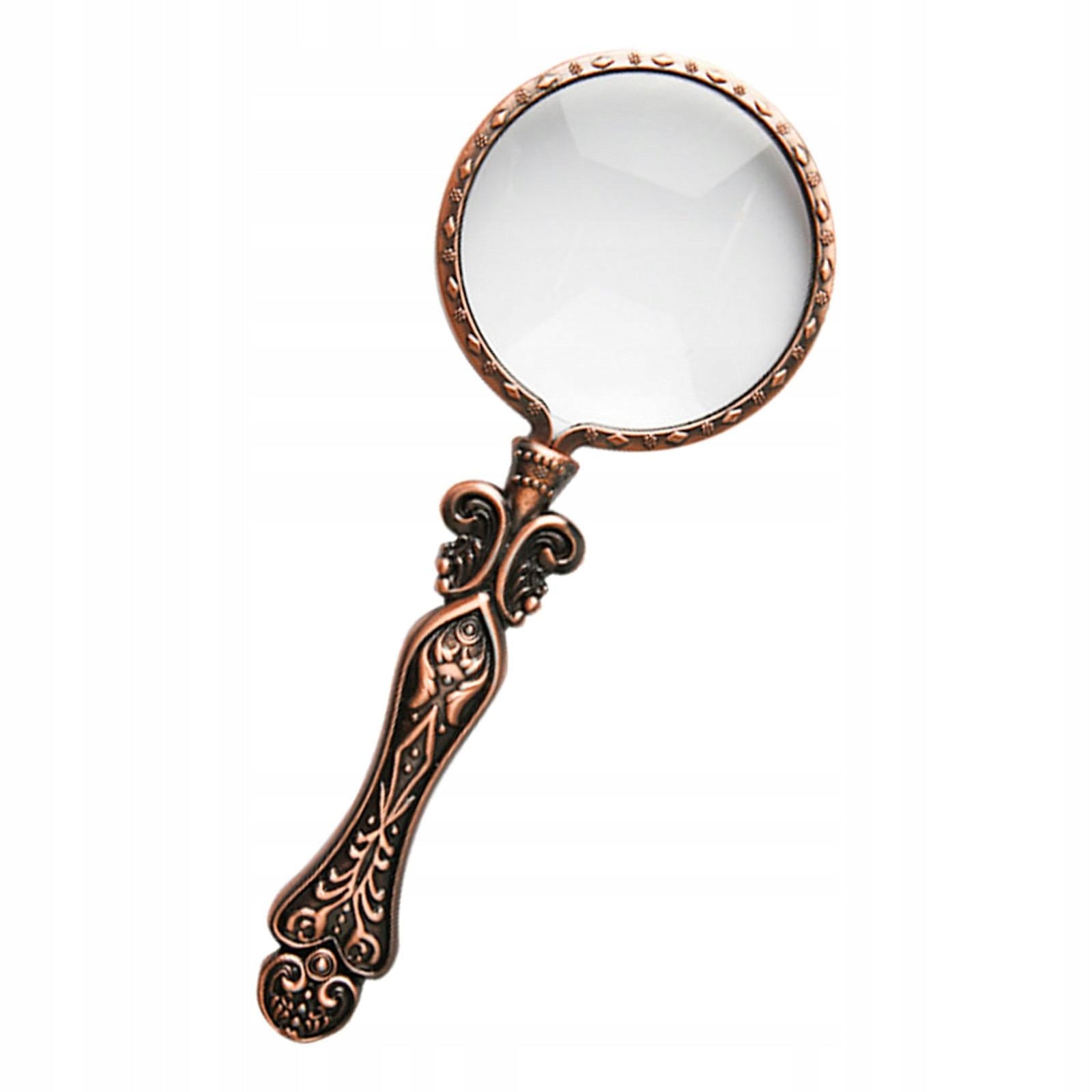 Portable Jewelry Loupe European Style Shatterproof Design with Nonslip Red