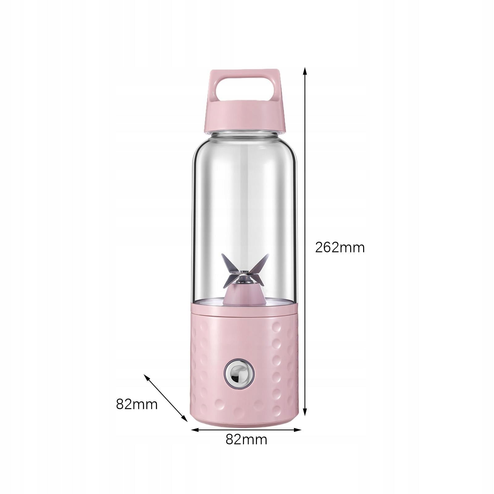 Portable Juicer Blender Juicer Mixer Automatic USB Multifunctional Pink Brand no brand