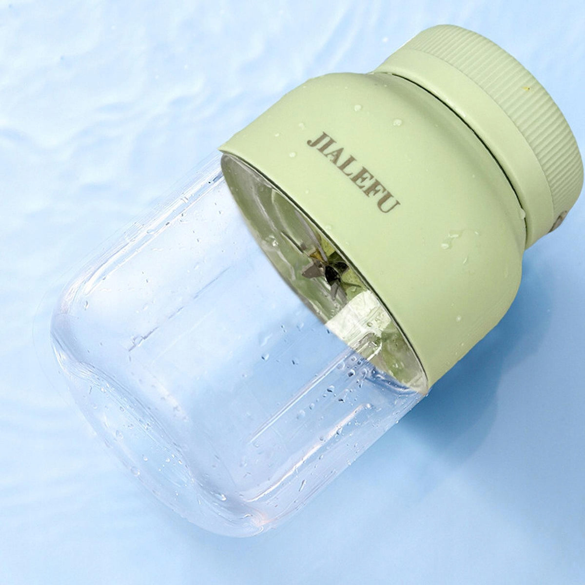 Portable Juicer Blender Sports Bottle Smoothie Machine Practical 1300 Green Packaging status original