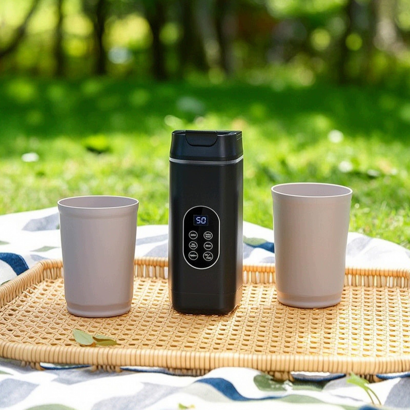 Portable Juicer Cup Rechargeable Portable Juicer Compact for Travel, Office Packaging status original