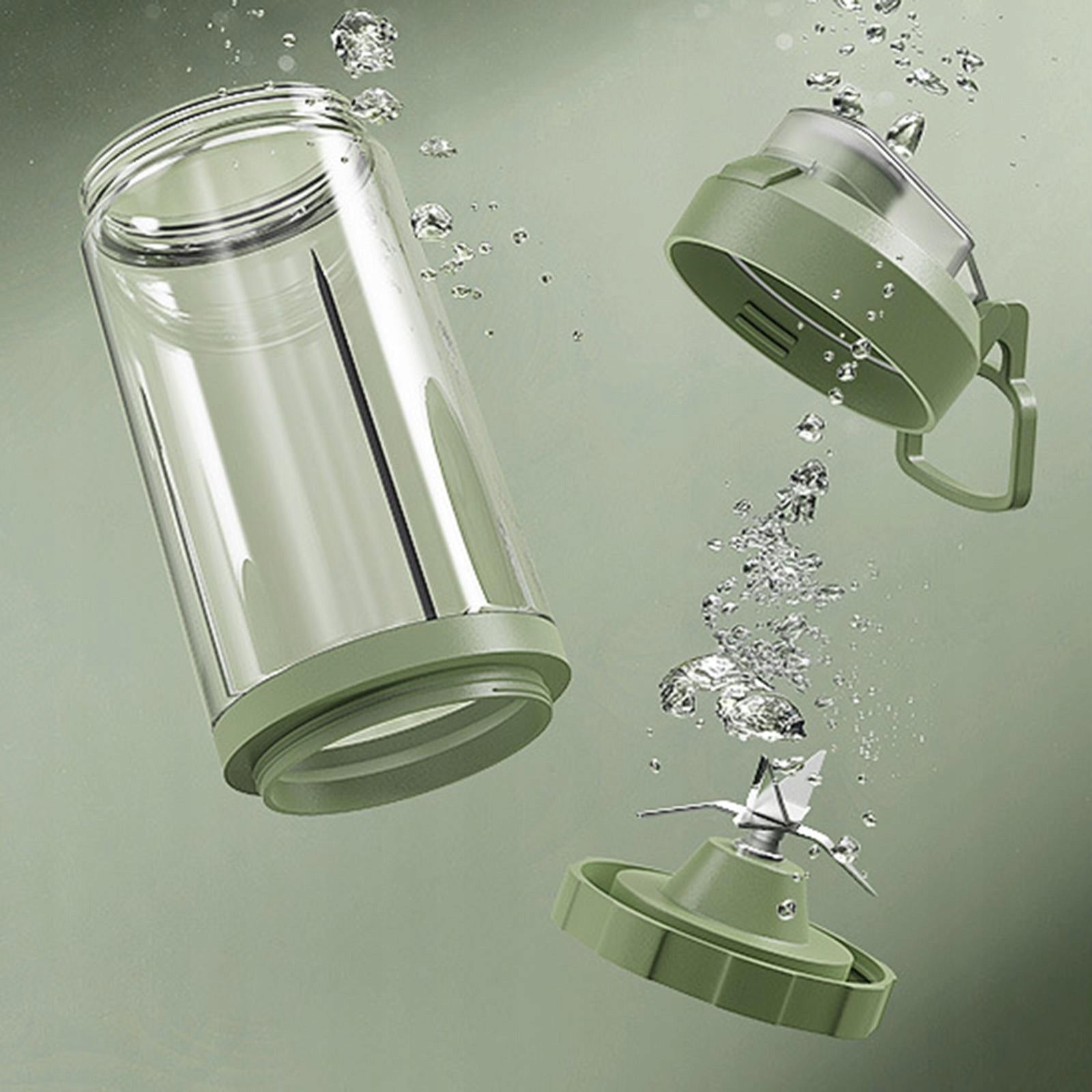 Portable Juicer Mixer Fruit Machine Convenient Versatile Rechargeable White Brand no brand