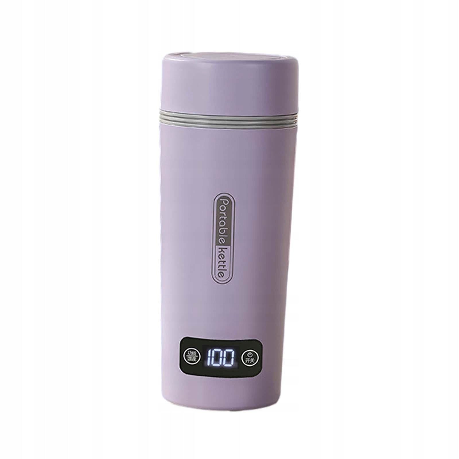 Portable Kettle Electric Tea Kettle Stainless Steel Insulated Hot violet