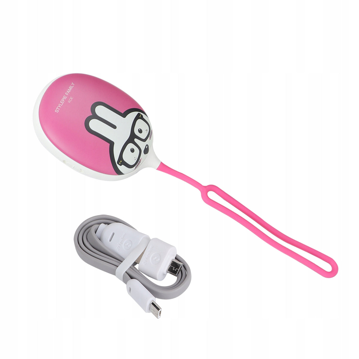 Portable LED lamp with cute animal design, USB charging,