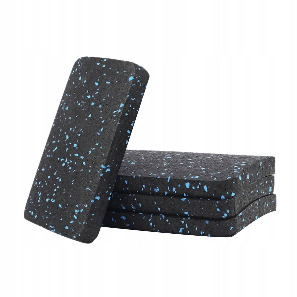 Portable, Lightweight Rubber Anti vibration Mat for Treadmills, 4pcs Packaging status original
