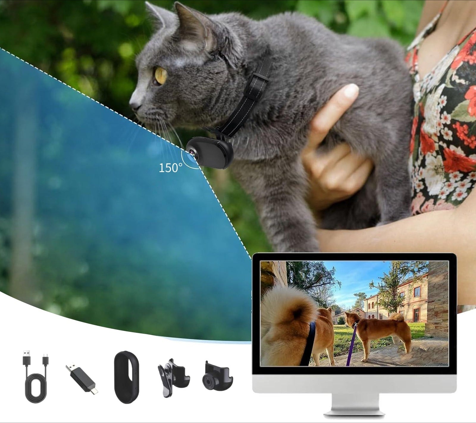 Portable Mini Action Camera, 1080P Magnetic Thumb Sports Camera Manufacturer code 31991-2