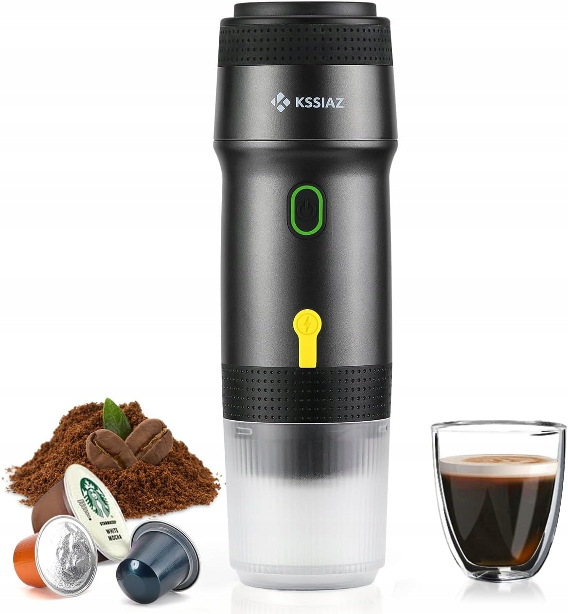 Portable Mini Coffee Maker Electric Pressure Travel USB-C