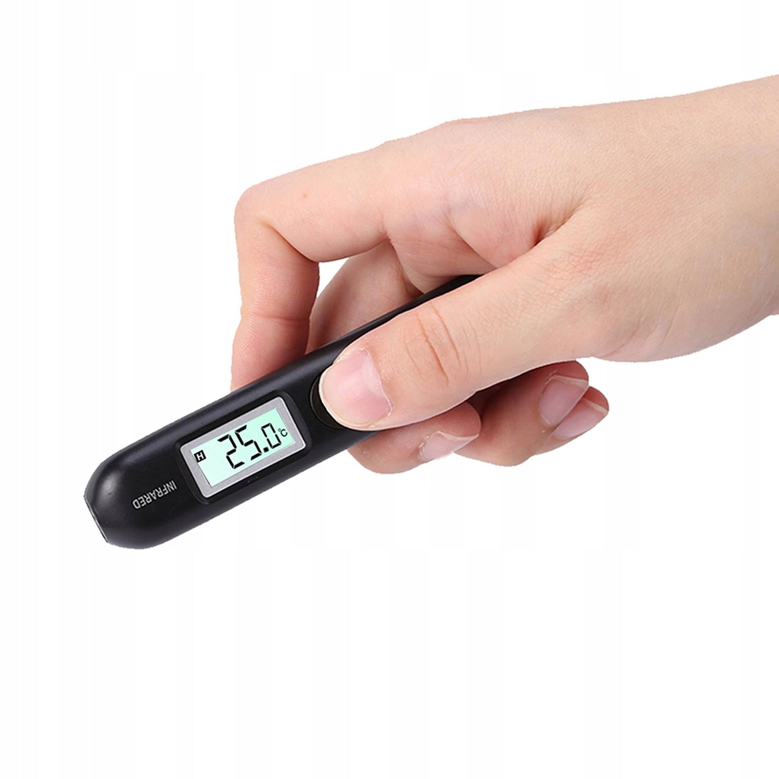 Portable Mini Digital LCD Non Contact Infrared Thermometer Black Medical device type medical device or in-vitro diagnostic medical device