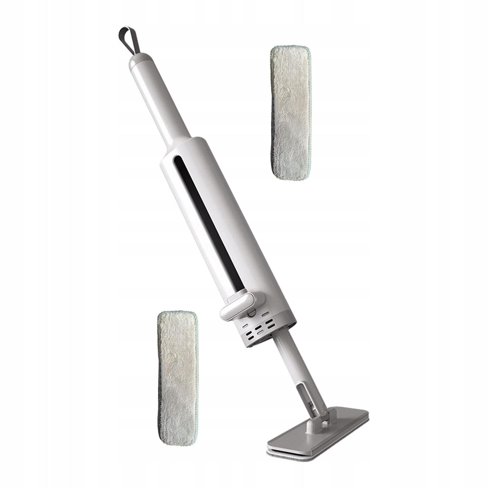 Portable Mini Mop Reusable Desk Cleaning Short Rotatable Hand Wash Gray